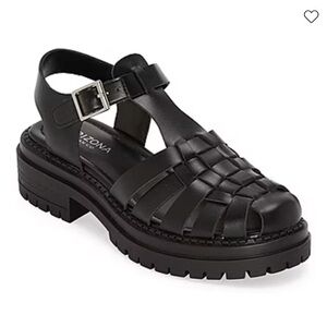 Arizona Jean Company Women's Black Strappy Sandals